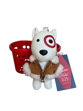 TARGET Bullseye Dog Bag Charm with Mini Target basket Set