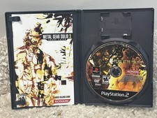 Metal Gear Solid Lot 2 & 3 Sons Of Liberty & Snake Eater PlayStation 2 PS2