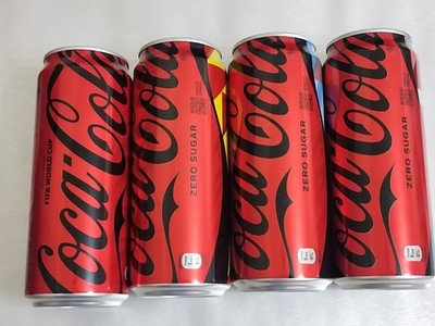 8 x NEW COCA-COLA 2026 FIFA WORLD CUP CANS COKE ZERO EMPTY CAN