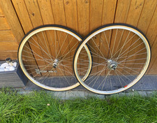 Vintage 1980s Mavic MA 700C Road bike Wheelset Rim wheels Maillard hubs Presta