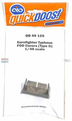 QBT49125 1:48 Quickboost Eurofighter Typhoon FOD Covers Type 2 (REV kit)