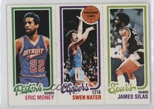 1980-81 Topps Eric Money Swen Nater James Silas #213-215-90 0d08
