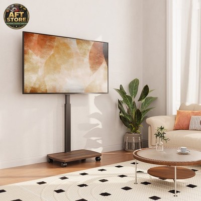 Symple Stuff Rolling TV Stand for 32 to 65 inch TVs