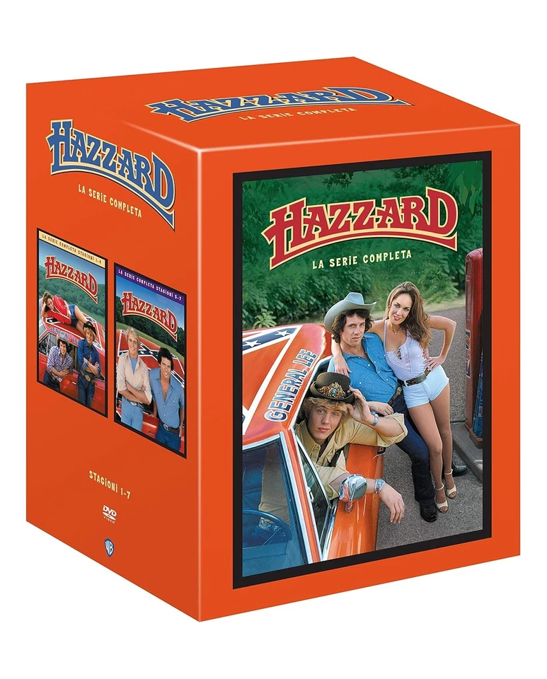 WARNER HOME VIDEO 52 Dvd HAZZARD - LA SERIE COMPLETA stagioni 1-7 box cofanetto nuovo