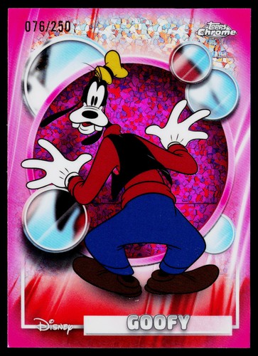 2026 Topps Chrome Disney Goofy Pink Mini Diamond Refractor /250 #52