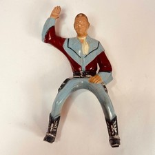 Vintage 1950s Heartland Plastic Roy Rogers Figure Western Hard Plastic 7" Scale