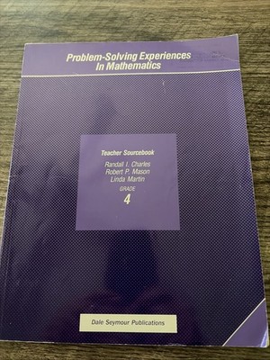 Addison Wesley Problem Solving Experiences In Mathematics Grade 4 Teacher Books