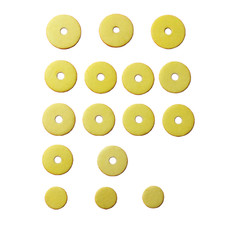 Flute Parts: 5 set Flute pads 16 closed hole First-class