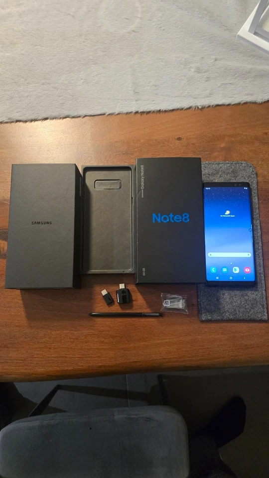 Samsung Galaxy Note8 SM-N950F - 64GB - Midnight Black - Mit Stift - TOP ZUSTAND - Bild 2 von 4