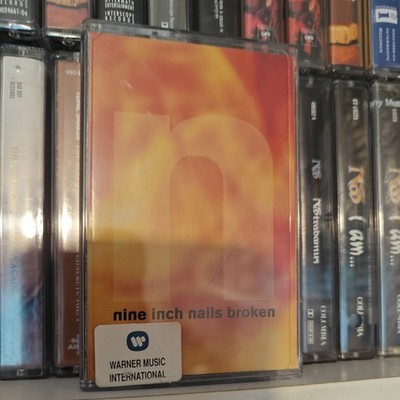 Nine Inch Nails Broken FULLY PLAY GRADED cassette (grey/beige shell)