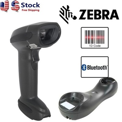 Zebra LI4278-SR20007WR Bluetooth Wireless 1D Barcode Scanner &Cable & Cradle