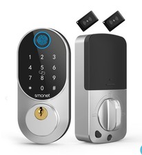 Smonet Smart Keyless Entry Door Lock with Multiple Access Silver Model Y2SSF2S
