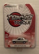 GreenLight Tokyo Torque Series 2 1970 Datsun 510 1:64 Diecast Silver Unopened
