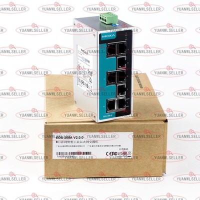 ONE MOXA EDS-208A 8-Port Ethernet Switch NEW #za