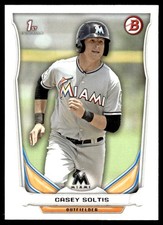 Casey Soltis 2014 Bowman Draft #DP110 Marlins MLB READ FREE SHIP AutographDen