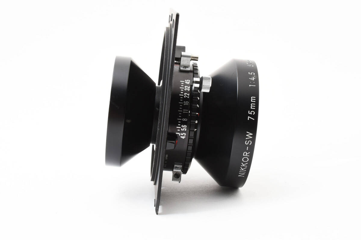 Nikon Nikkor SW 75mm F4.5 4x5 Large Format Copal 0 Size Nikon Nikkor SW 75mm F4.5 4x5 Large Format Copal 0 Size