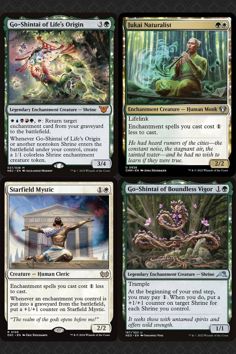 Hei Bai, Forest Guardian Commander Deck Shrine MTG Magic Ready-to
