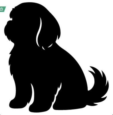 Shih Tzu Hund Vinyl Aufkleber Sticker
