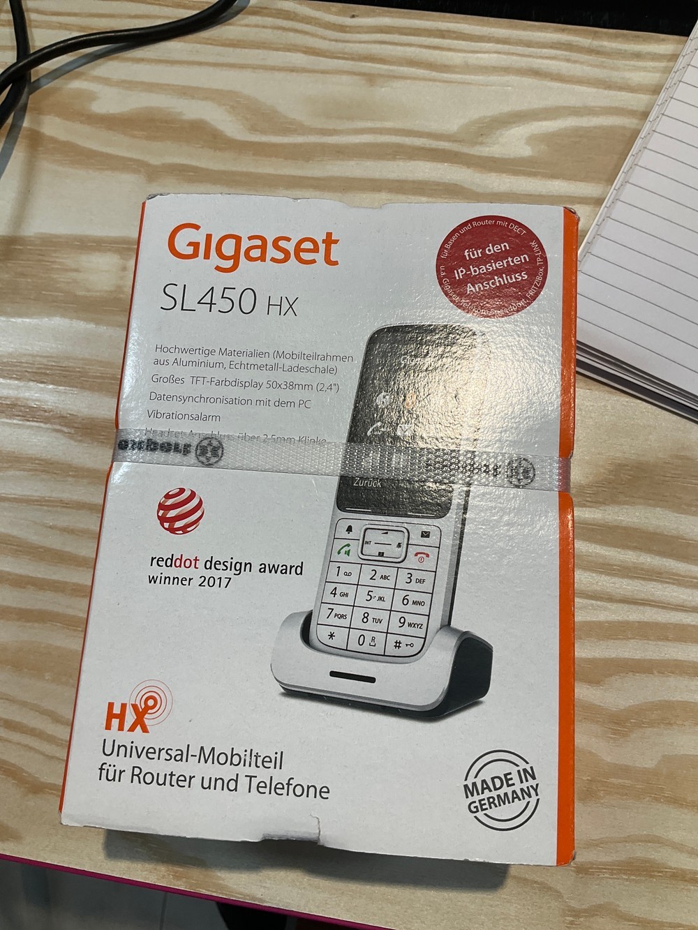Телефон Gigaset SL450HX Platin/Schwarz Schnurloses - номер 1#1907034