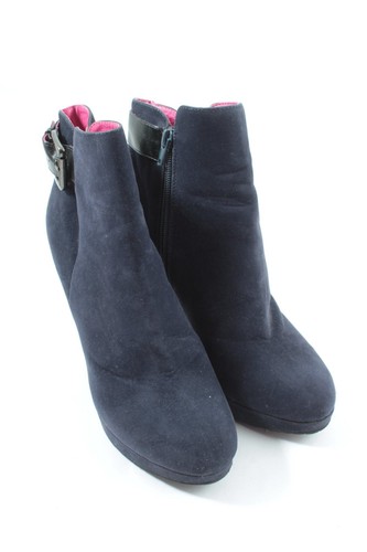 Bottines Tom Tailor Noires à Fermeture éclair – Femme – Taille 38 – Talon 7cm (Très Bon état)