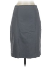 EXPRESS Stretch Gray Pencil Skirt Career Business Size Small