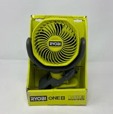 RYOBI ONE+ 18V 4" Clamp Fan PCF02B Tool Only - Hyper Green