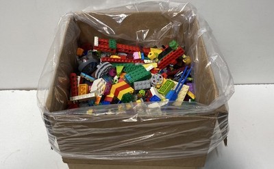 LEGO Building Bricks and Parts Bulk Lot Mixed Pieces Approximately 10 lbs