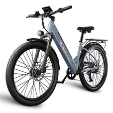 ECLIO 26" Ebikes Step-Thru Commuter E-City Bike Peak 750W 48V Electric Bike 50mi