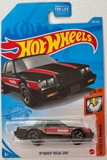 Hot Wheels 2021 Muscle Mania Series #4/10 '87 Buick Regal GNX #GTD44 1:64 Scale