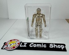 1977 Vintage Kenner Star Wars C-3PO loose HK AFA 80 VF NM Clean & Bright Gold