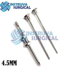 Hrt Trocar 4.5 mm Cannula & Obturator 3 Pcs Set