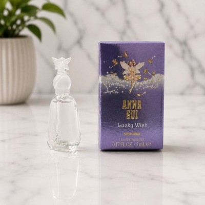 Anna Sui Lucky Wish EDT 5 mL Mini Travel Splash New in Box