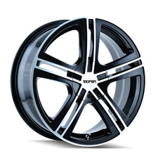 18x7.5 Touren Tr62 Blackmachined Wheel 5x1125x120 40mm
