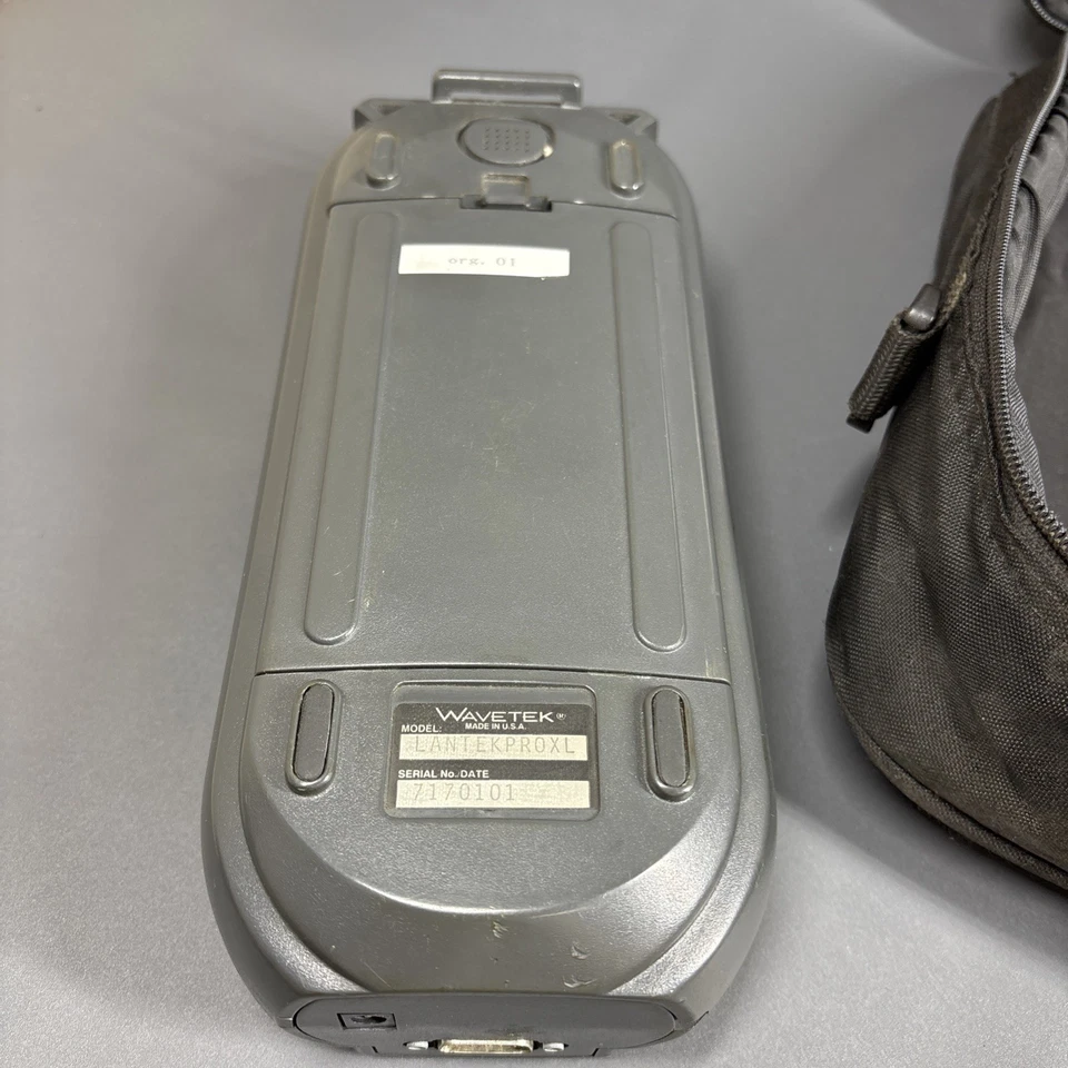 Wavetek Lantek Pro XL Cable Tester with Accessories~ For PARTS/REPAIR - Image 4 of 4