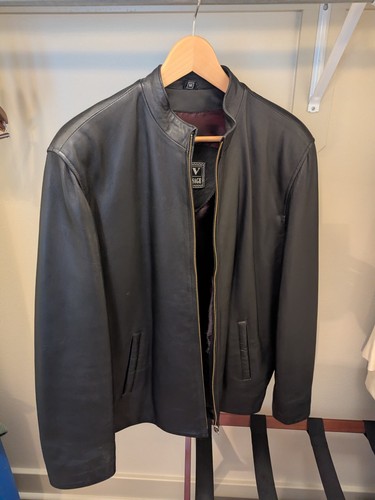Versace Leather Jacket (medium) NWOT