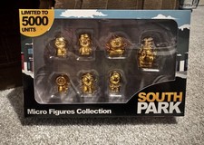 South Park Gold Micro Figures Collectables Toys Brand New Rare Only 5000 Made