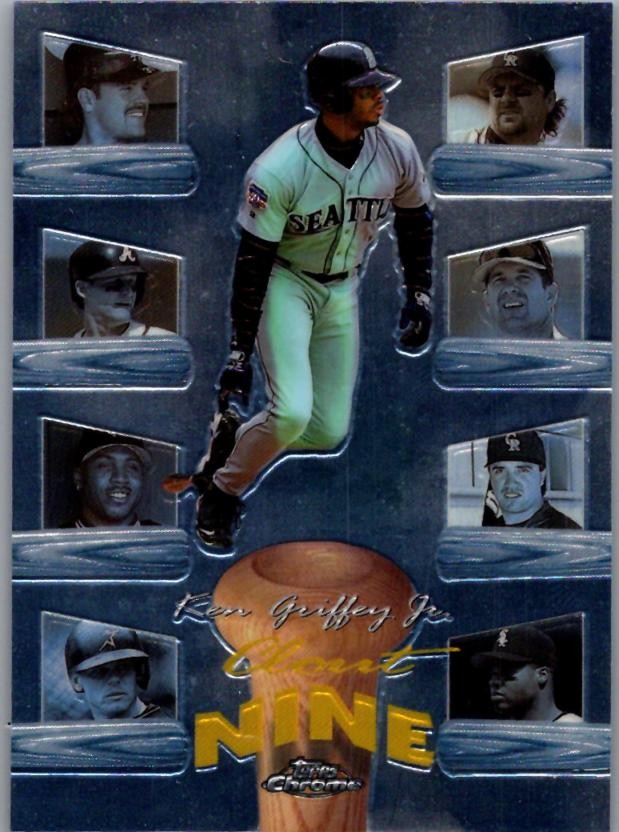 1998 Topps Chrome #C8 Ken Griffey Jr. Clout Nine