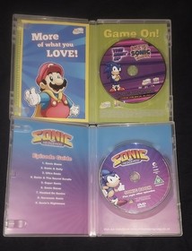 Sonic the Hedgehog Underground And The Best Of DVD Lot of 5 (28 Episodes)