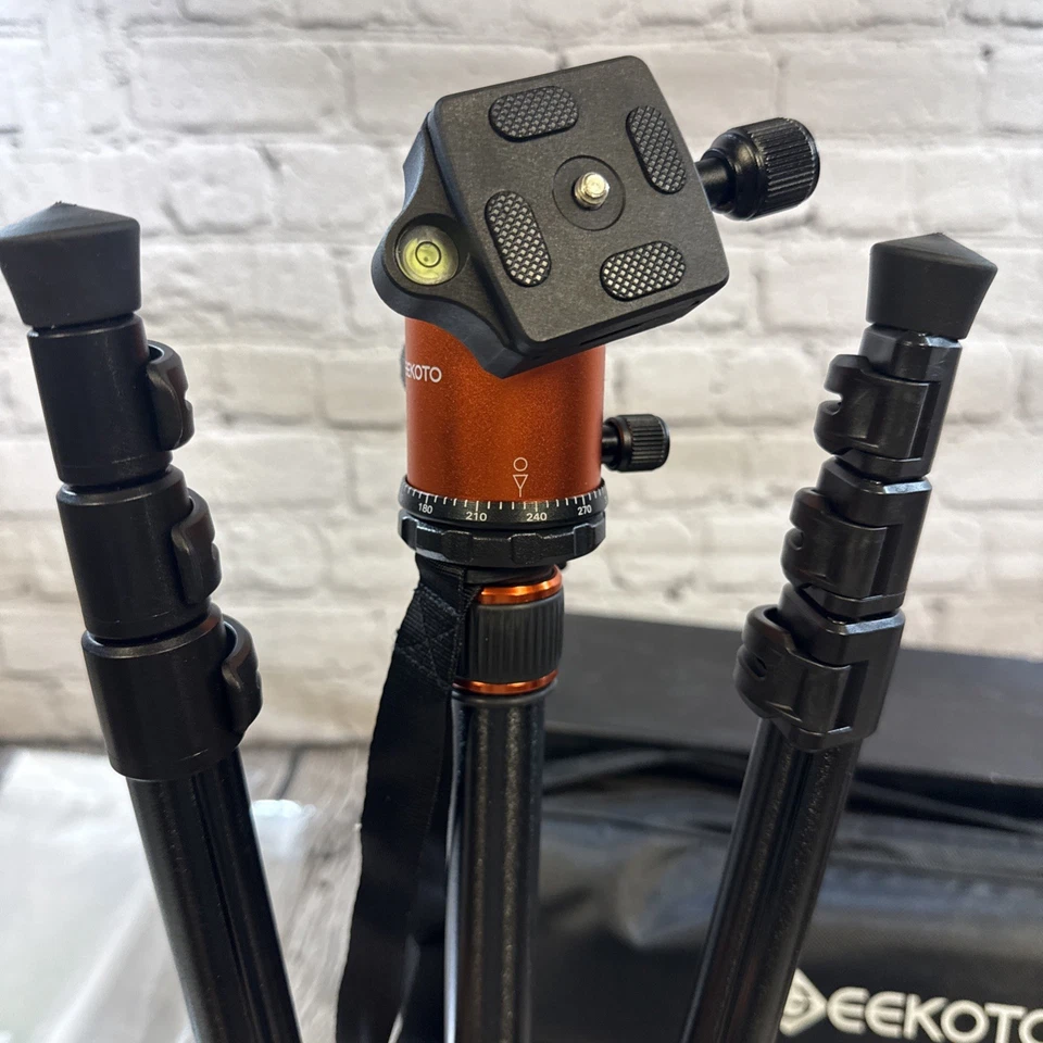 77’’ Tripod, Camera Tripod for DSLR, Compact Aluminum Tripod W 360 Degree - Image 4 of 4