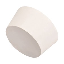 White Tapered Shaped Solid Rubber Stopper for Lab Tube Stopper Size 15 New