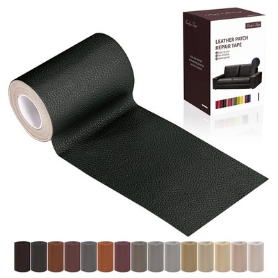 Leather Repair Patch Tape, Black 3 x 61 Inches Self Adhesive Leather Repair K...