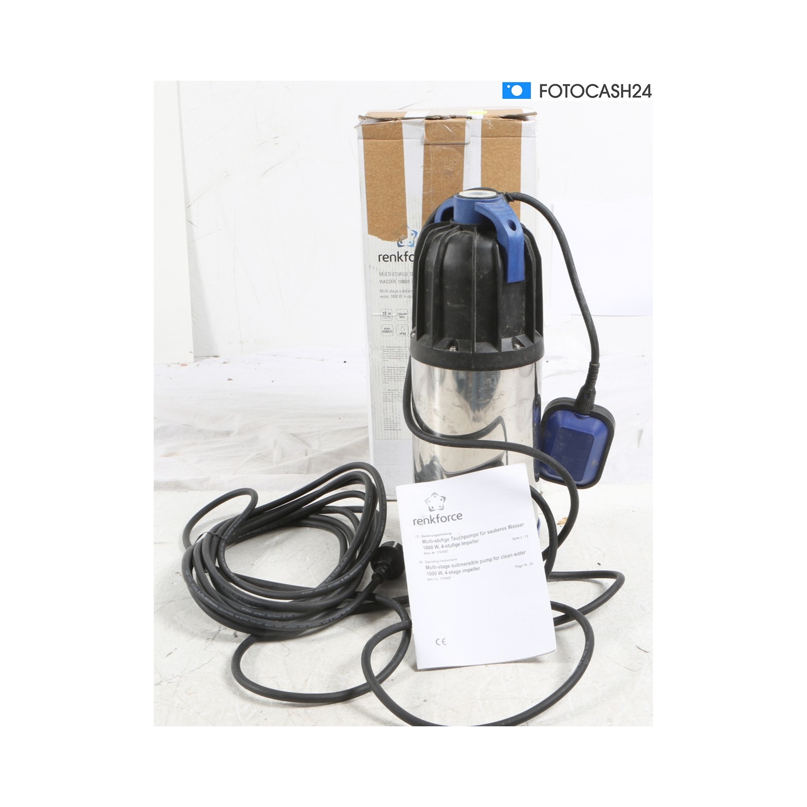 Renkforce RF-3523714 Submersible Pump Garden Pump 6500L/H... + Defect (286006)