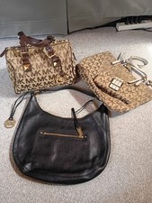 Michael Kors Purse Handbag Bundle Lot Jet Set Monogram Satchel Leather Hobo Bag