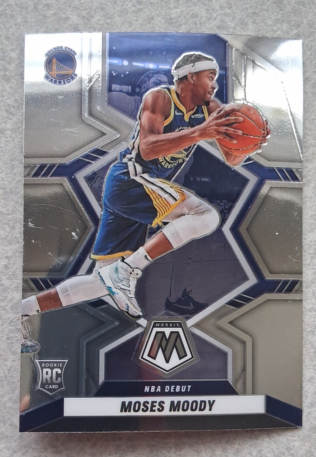 2021-22 Panini Mosaic - NBA Debut Moses Moody #277 Silver Prizm (RC)