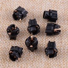8pcs T5 Socket Twist Lock Instrument Panel Cluster Light Lamp Bulb Holder