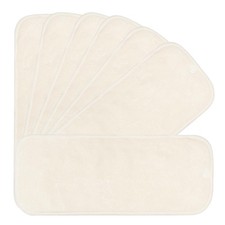 7 Pack Inserts with Snap - Reusable and Absorbent - Perfect for Any Diaper -