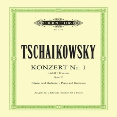 Piano Concerto No. 1 in B flat minor Op. 23 Edition Peters Sheet