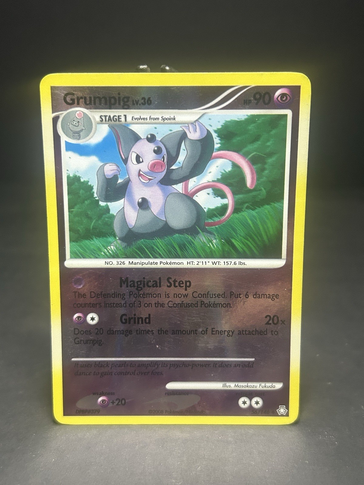 Nintendo Grumpig Uncommon Regular 90 HP Legends Awakened 56/146 English