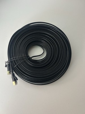 CAT 7 SSTP FLACHES PATCHKABEL schwarz 30 m