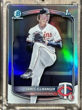 2025 Bowman Chrome Draft James Ellwanger #BDC-164 1st Refractor Parallel Twins